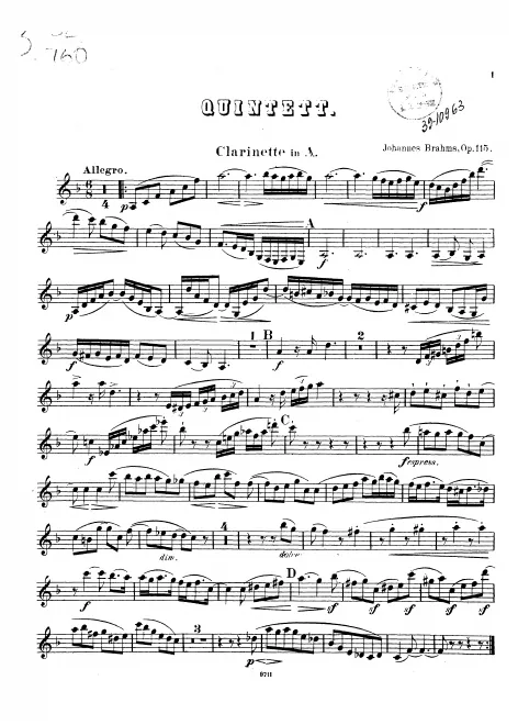 Solo Clarinet