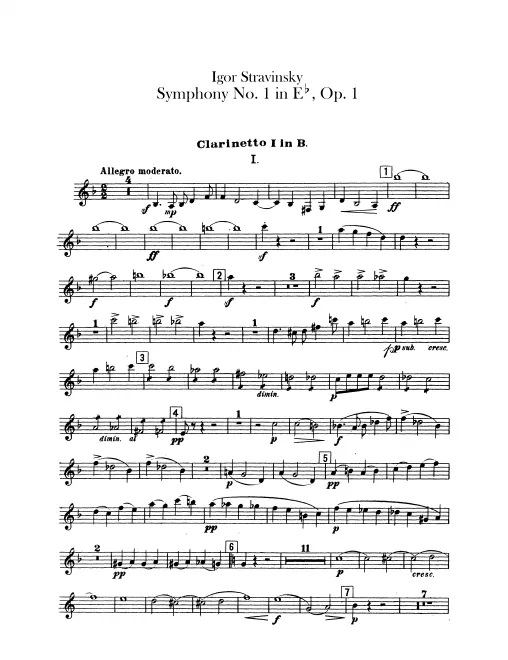 Clarinet 1, 2, 3 (B, A)