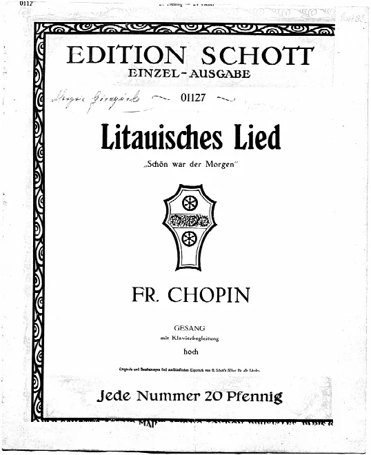 16. Piosenka litewska