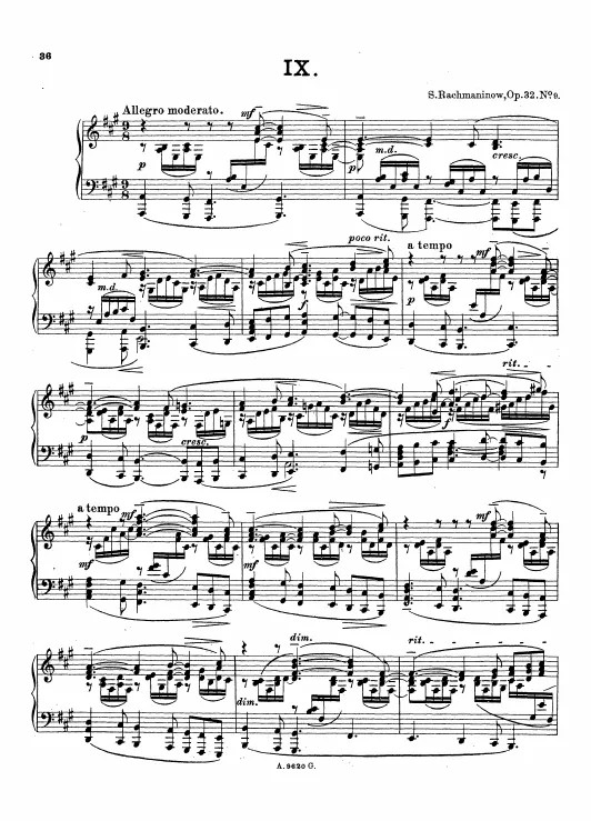 9. Allegro moderato