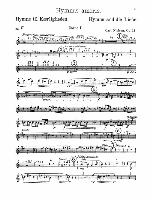 Horn 1, 2, 3, 4 (E/E/F)