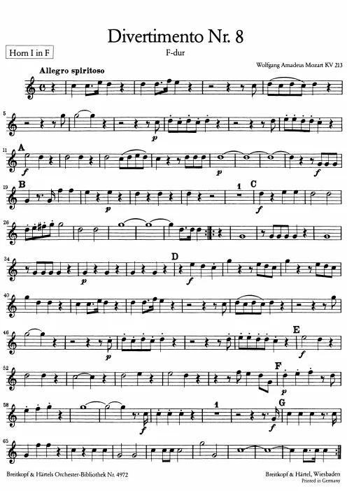Horn 1 (F)