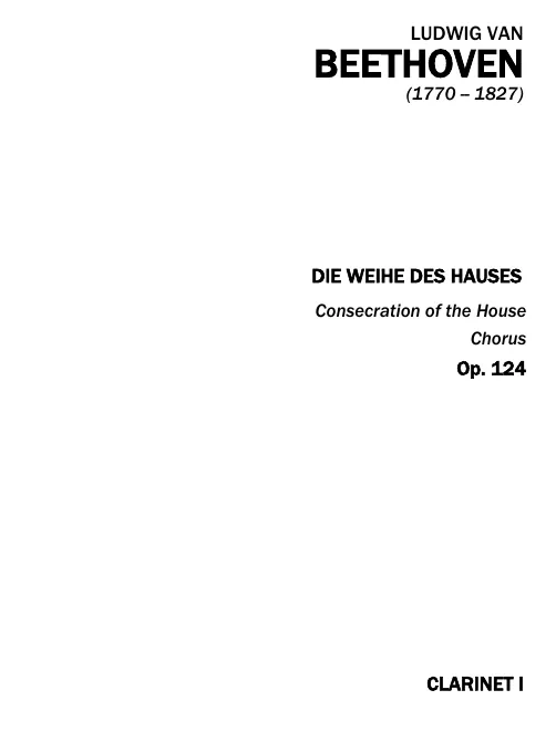 Clarinet 1, 2 (B)
