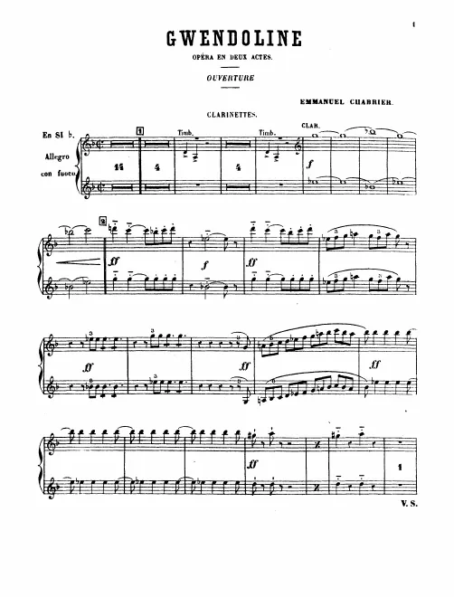 Clarinet 1/2, Bass Clarinet (B)