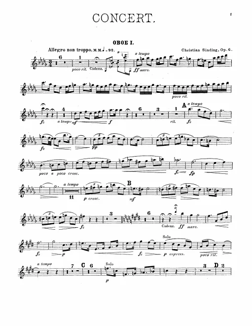Oboe 1, 2