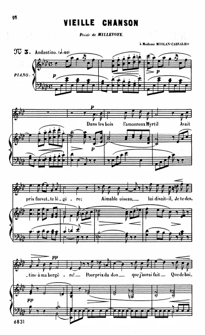 Complete Score (A Major: high voice)