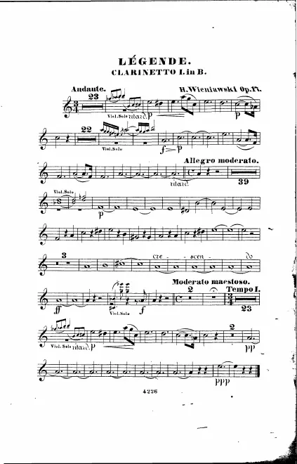 Clarinet 1, 2 (B♭)