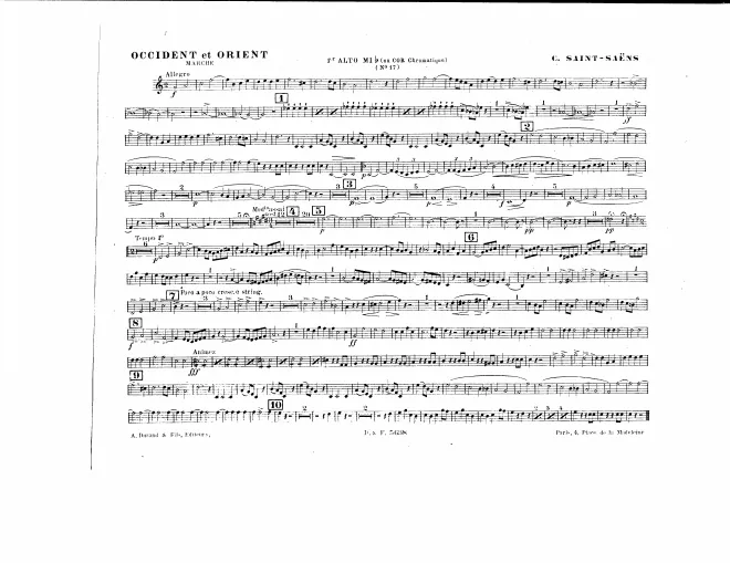 Horn (Alto) 1, 2, 3 (E)