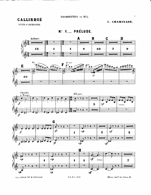Trumpet 1/2 (E), Cornet 1/2 (A)