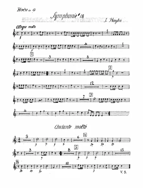 Horn 1, 2 (G)