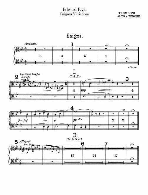 Trombone 1/2, 3, Tuba