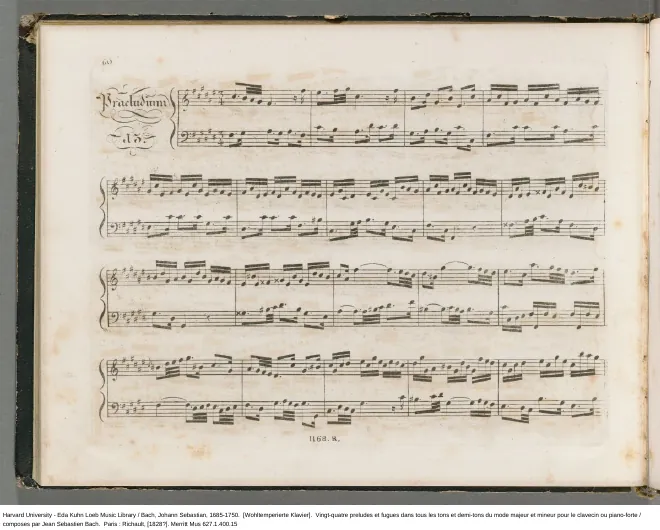 Præludium and Fuga Nos.13-24, BWV 882–893
