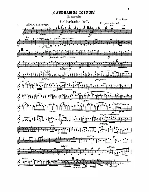 Clarinet 1, 2 (C)
