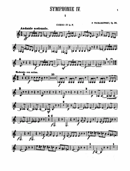 Horn 4 (F)