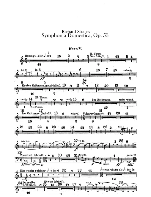 Horn 5 (F)