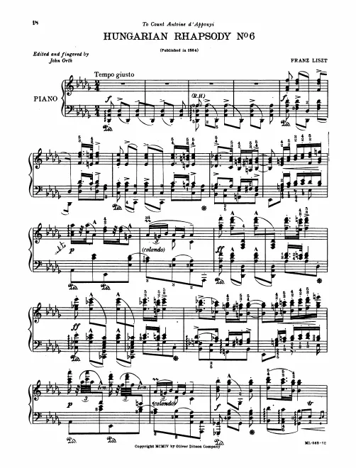 Complete Score (S.244/6)