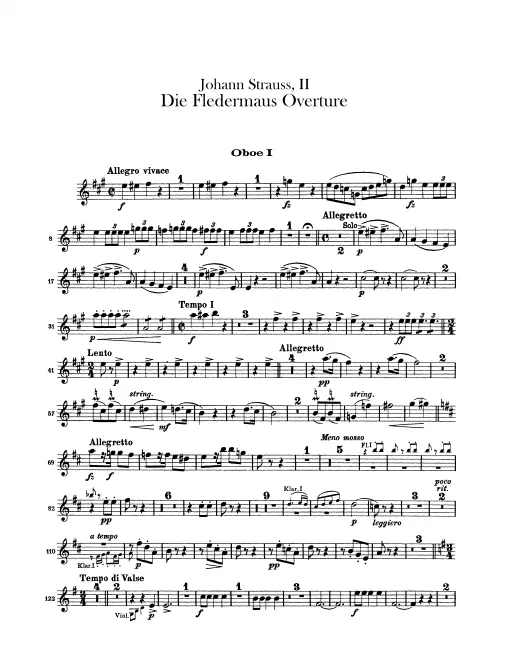 Oboe 1, 2