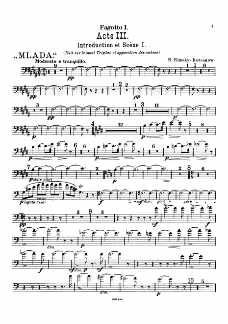 Bassoon 1, 2, 3/Contrabassoon