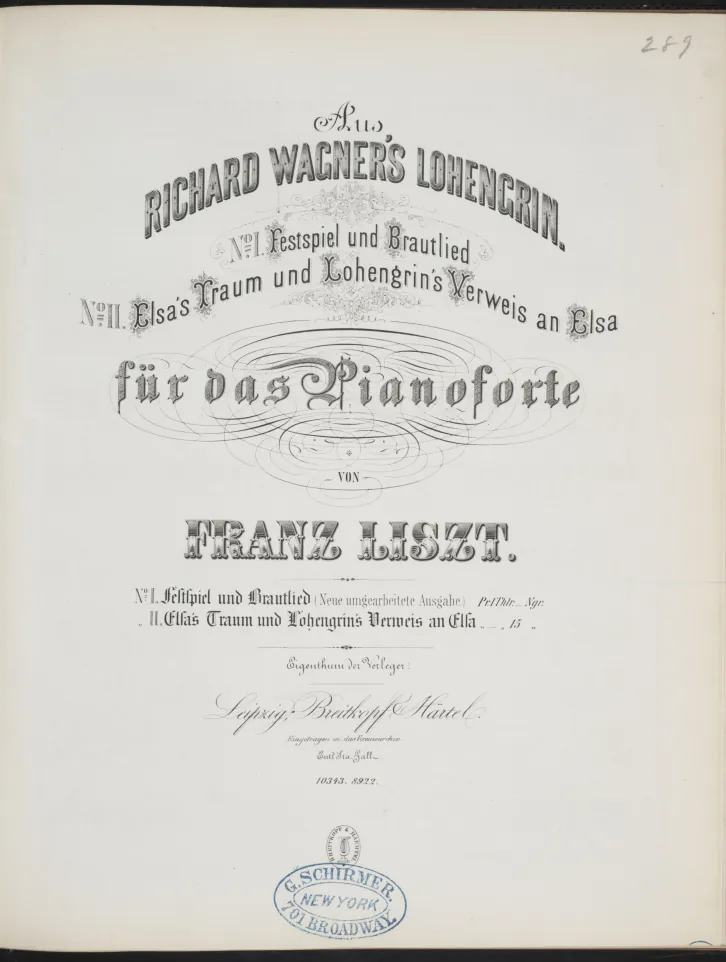1. Festspiel und Brautlied (S.446/1)
