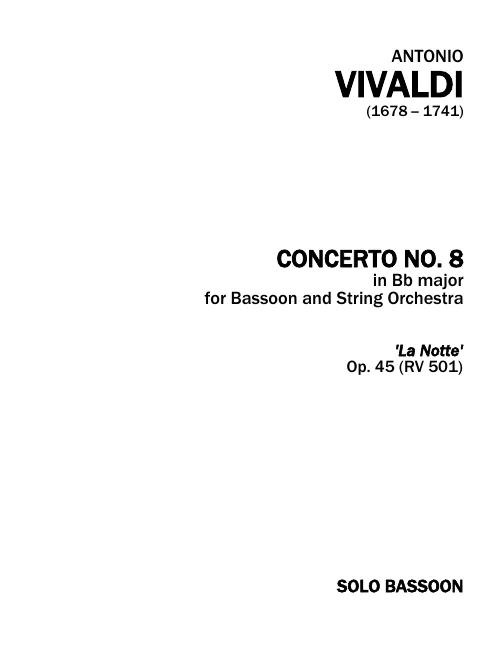 Bassoon Solo