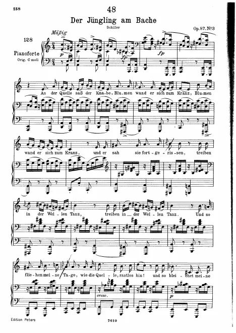 Complete Score (Low Voice, transposed to )