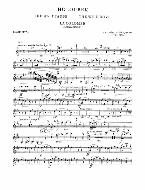 Clarinet 1, 2, Bass Clarinet (B, A)
