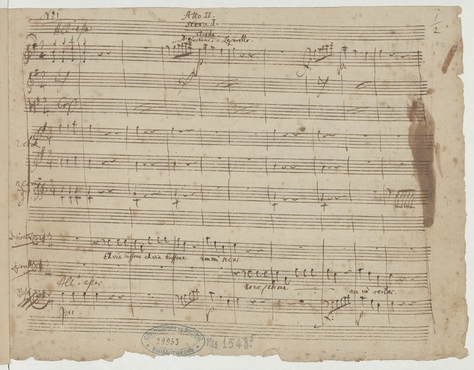 Act I, Finale
