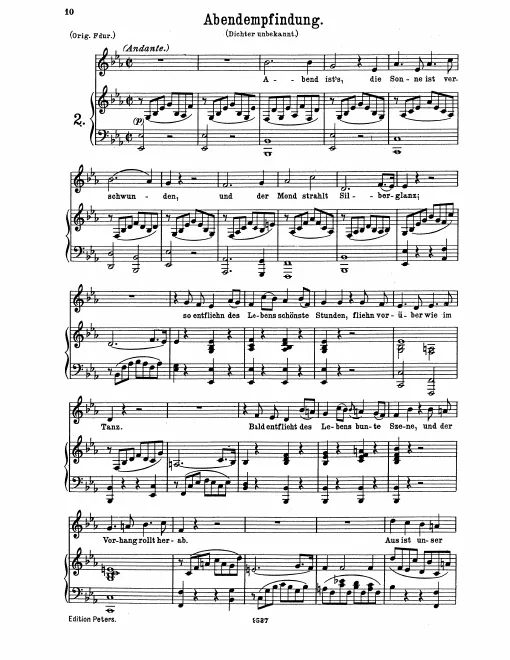 Complete Score (low voice, )