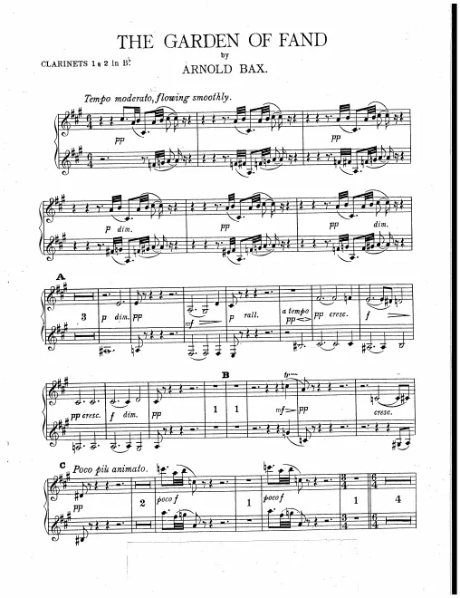Clarinets 1, 2