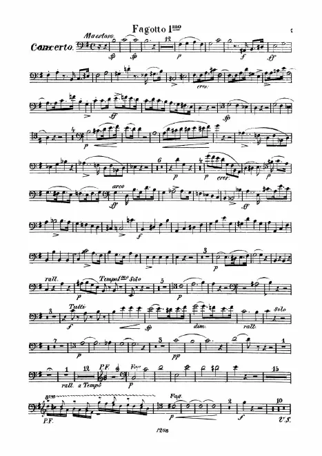 Bassoon 1, 2
