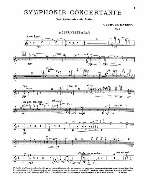 Clarinet 1, 2 (A)