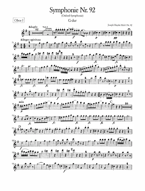 Oboe 1, 2