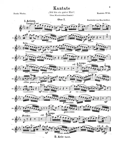 Oboe 1, 2