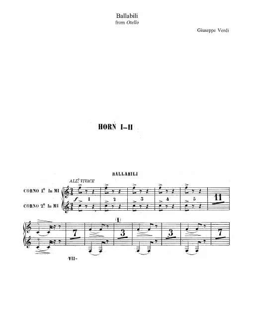 Horn 1/2 (E)