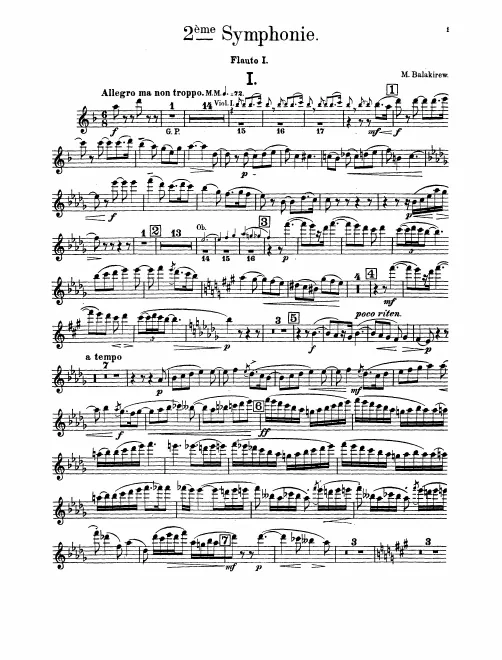 Flute 1, 2, 3/Piccolo
