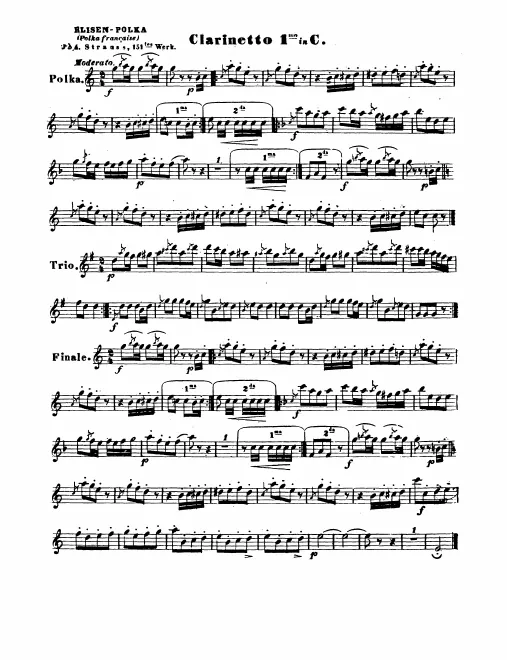 Clarinet 1, 2 (C)
