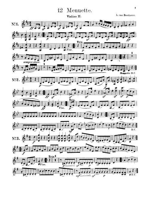 Violins II