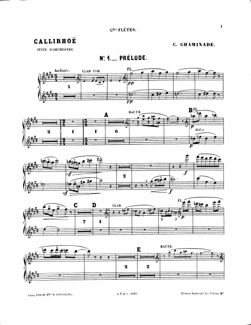 Flute 1/2, Piccolo