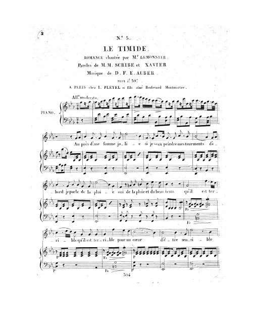 No.5, Romance: "Au près d'une femme jolie"