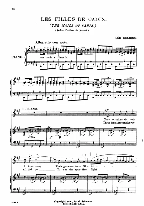 Complete Score (original key)