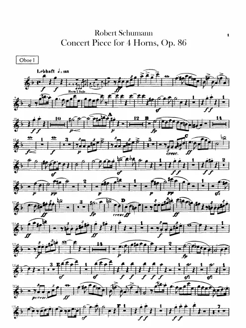 Oboe 1, 2