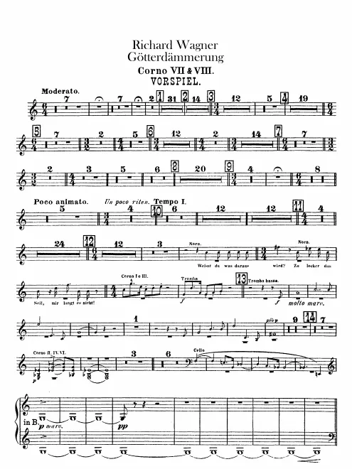 Horn 7/8 (B/C/D/E/E/F)