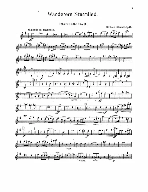 Clarinet 1, 2 (B)