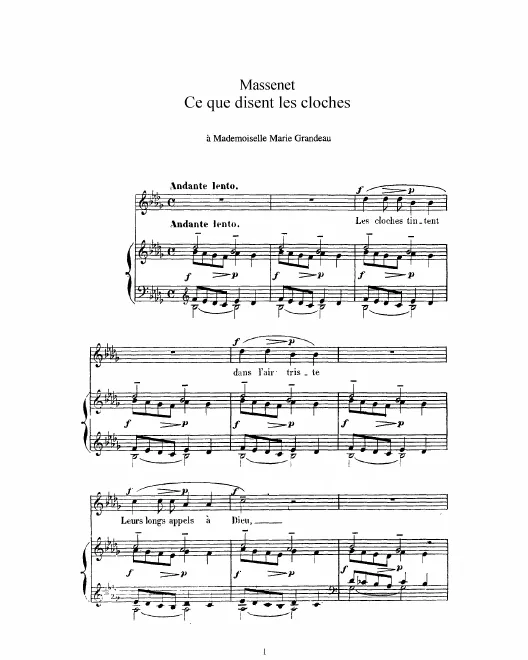 Complete Score (B minor: high voice and piano)