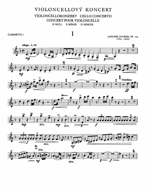 Clarinet 1, 2 (A)