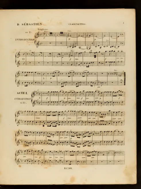 Clarinet 1/2 (C, B♭, A)