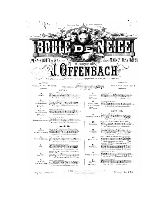 No.6, Valse du divorce: "J'ai goûté du mariage" (Act II, No.9b)