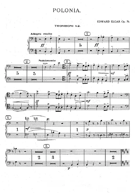 Trombone 1/2, 3