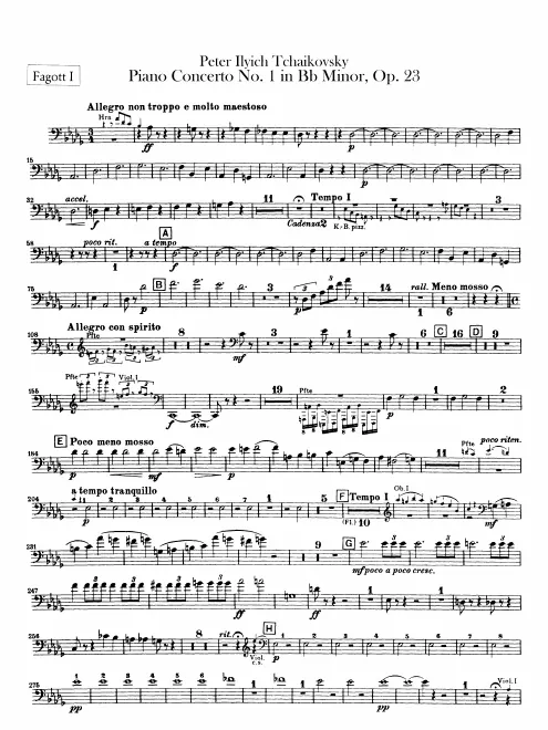 Bassoon 1, 2