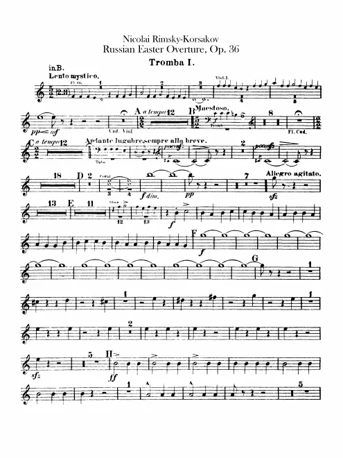 Trumpet 1, 2 (B, A)